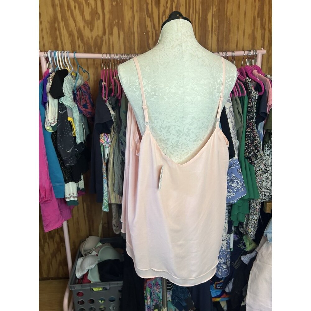 TORRID Sophie Blush Chiffon Double Layer Swing Cami Top Plus Size 3 (3X) NWT - Picture 6 of 11